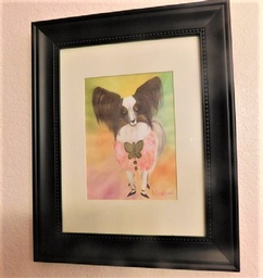 Pap in a Costume framed print by A. Menafee 12”x 15”